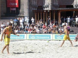 Finale France Beach Volley à Mulhouse en plein cantre ville