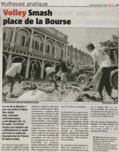 Article sur la mise en place du Terrain et en photo Cedric en Action