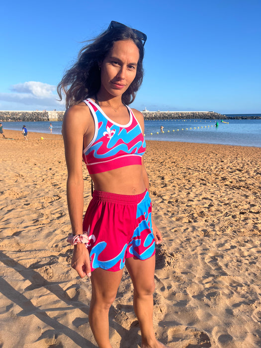 Brassière BeachTeam X FRANCOIS Rose
