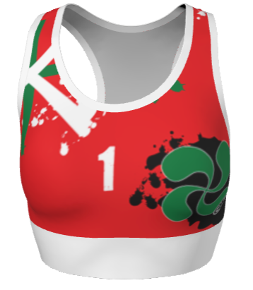 Brassière BeachTeam Anglet Rouge