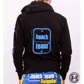 Sweat Beachteam Homme Coton BIO Personnalisable bleu