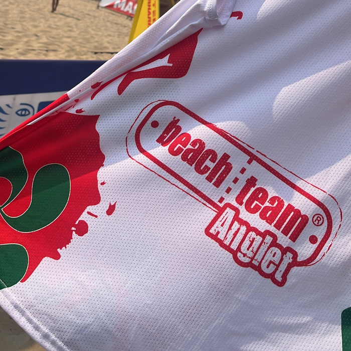 Maillot beach-volley BeachTeam Anglet Blanc