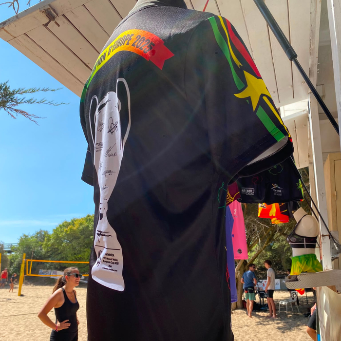 T-shirt Champion d’Europe – Ré Beach Club x Beachteam