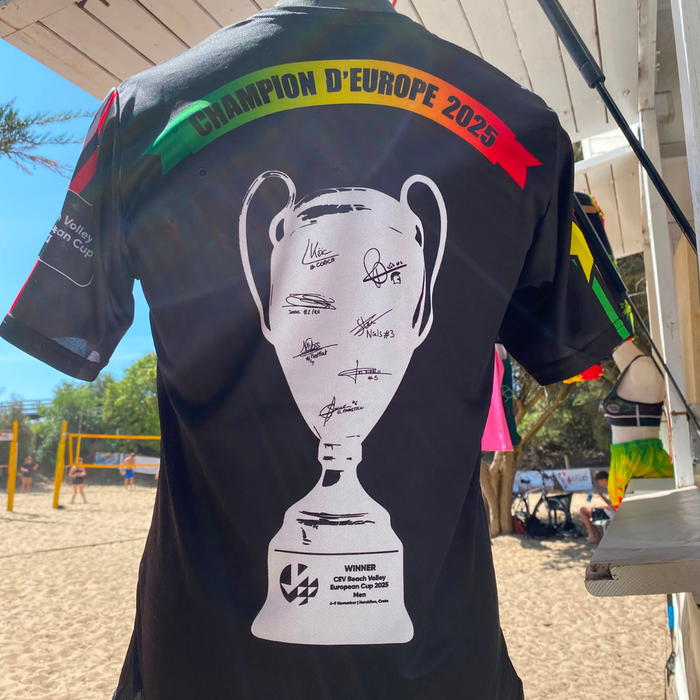 T-shirt Champion d’Europe – Ré Beach Club x Beachteam