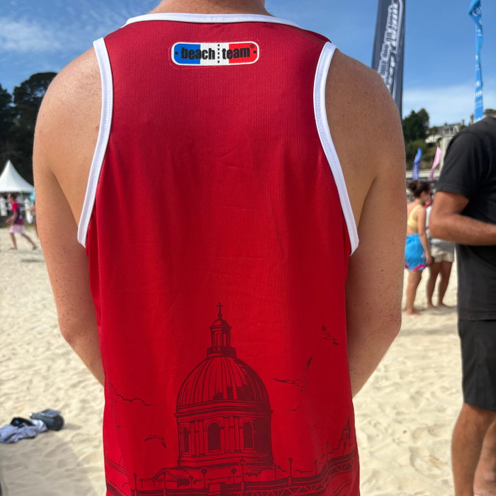 Maillot Beachteam Toulouse Rouge - Homme