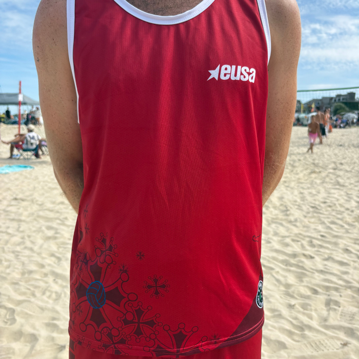 Maillot Beachteam Toulouse Rouge - Homme