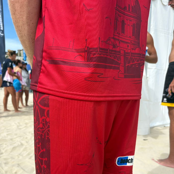 Maillot Beachteam Toulouse Rouge - Homme