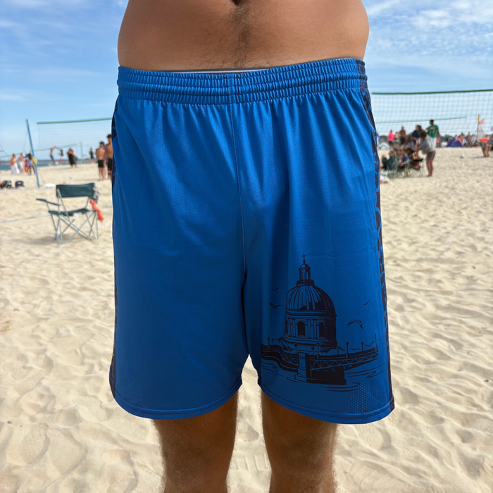 Short Beachteam Toulouse Bleu - Homme