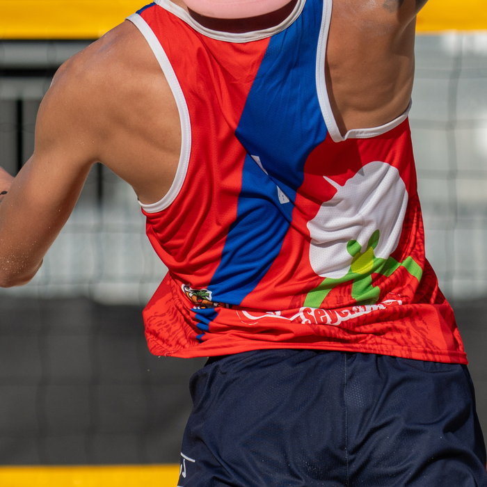 Maillot beach-volley BeachTeam SEYCHELLES Red