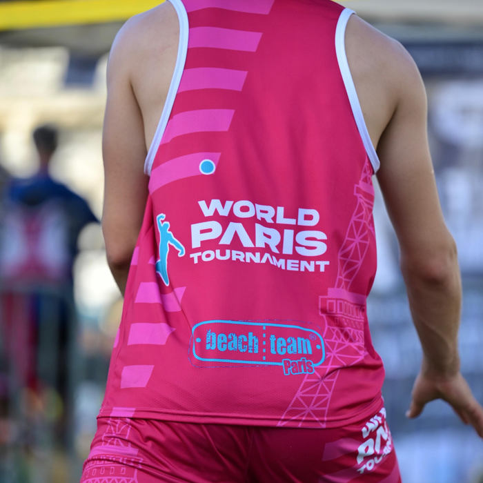 Maillot BeachTeam WPT Rose - Homme