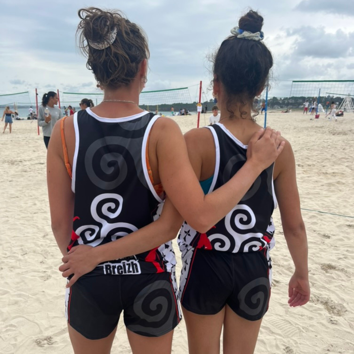 Short court beach-volley BeachTeam Breizh