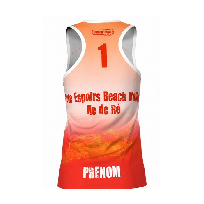 Maillot Beachteam Toulouse Rouge - Homme