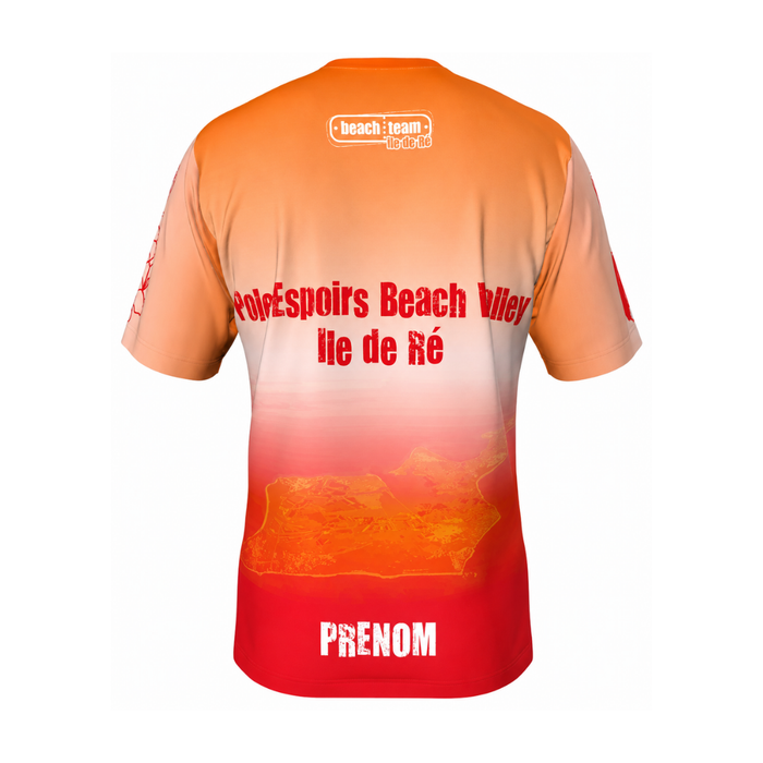 Maillot Beachteam Toulouse Rouge - Homme