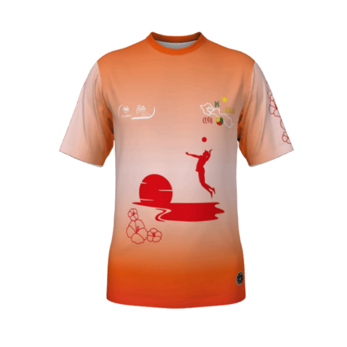 Tee-shirt Beachteam Pôle Espoir Ile de Ré Orange