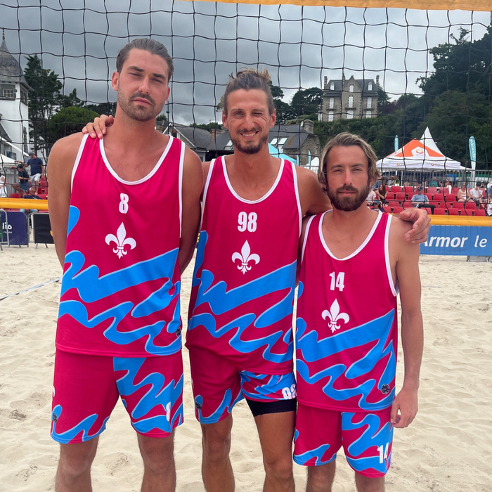 Maillot Beachteam Toulouse Rouge - Homme