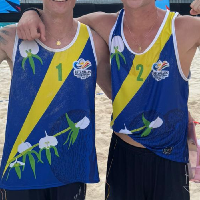 Maillot beach-volley BeachTeam SEYCHELLES Blue