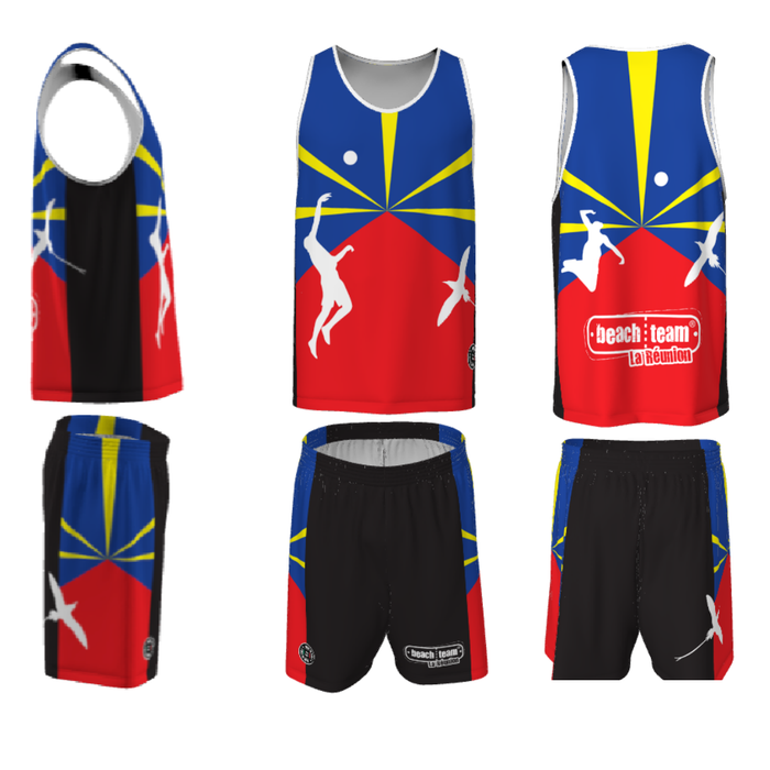 Short BeachTeam REUNION - Homme
