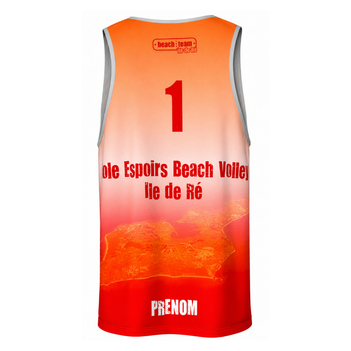 Maillot Beachteam Toulouse Rouge - Homme