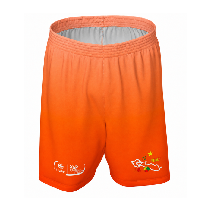 Short Beachteam Pôle Espoir Ile de Ré Orange - Homme