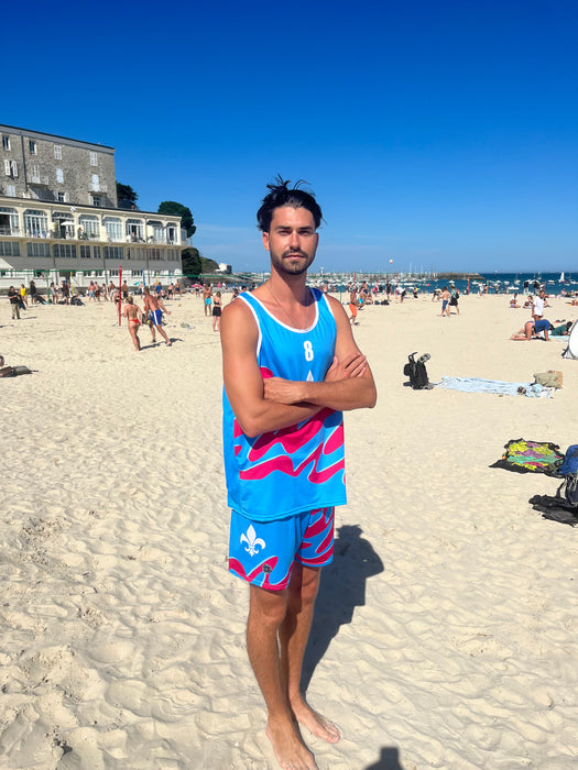Short beach-volley BeachTeam X FRANCOIS Bleu