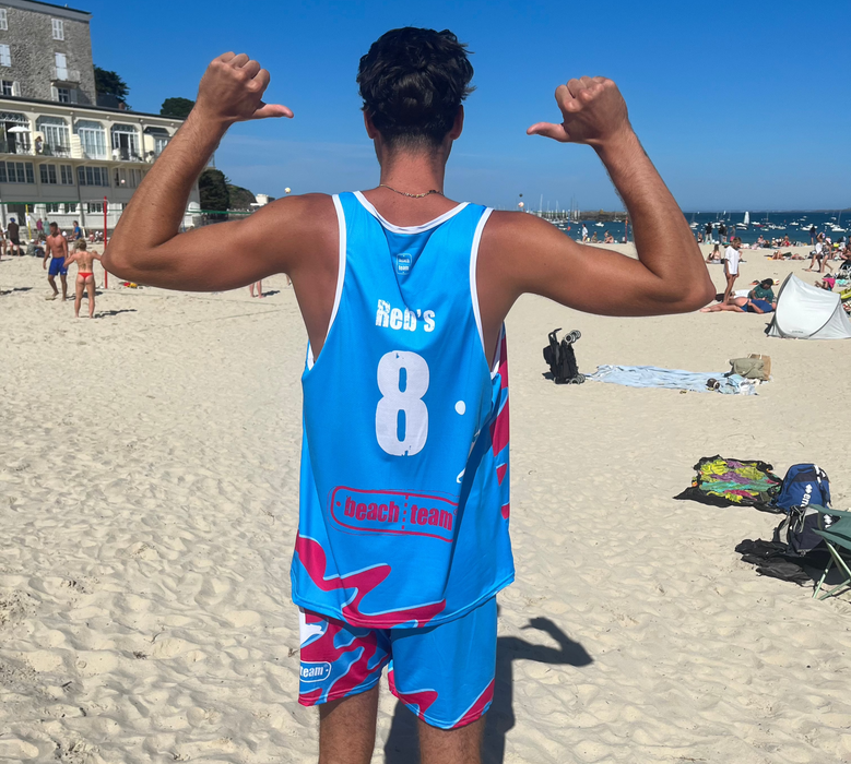Short beach-volley BeachTeam X FRANCOIS Bleu