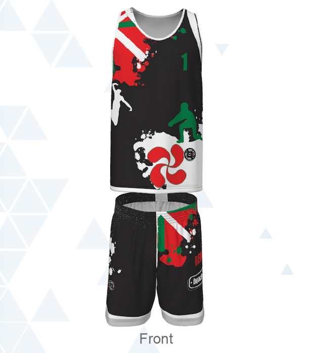 Maillot beach-volley BeachTeam Anglet Noir