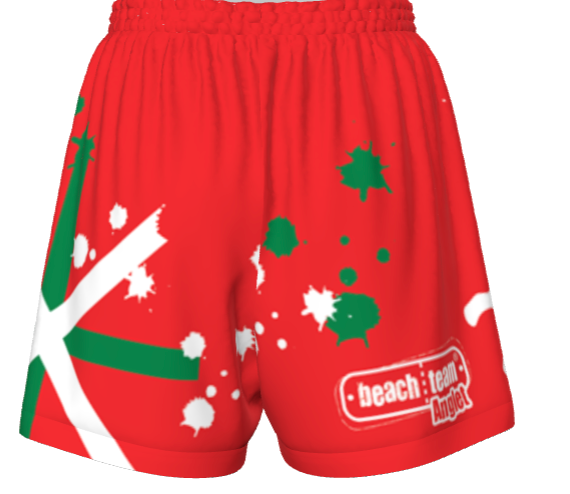 Short Femme BeachTeam Anglet Rouge