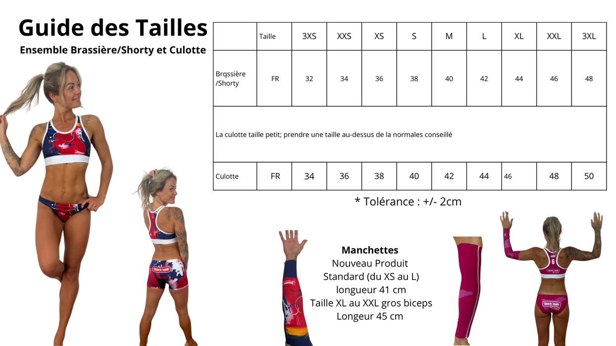 Culotte beach-volley Beachteam Femme - Collection Tenerife.