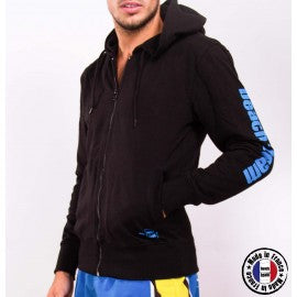 Sweat Beachteam Homme Coton BIO Personnalisable bleu
