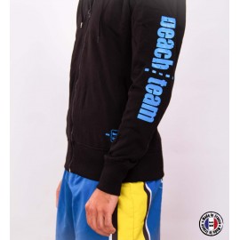 Sweat Beachteam Homme Coton BIO Personnalisable bleu