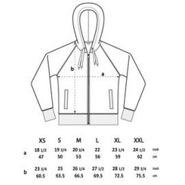 Sweat Zip Beachteam Mixte en coton Bio "No war just Beach"