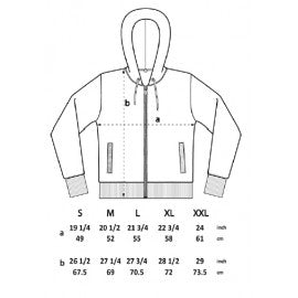Sweat Zip Beachteam Noir Homme en Coton Bio