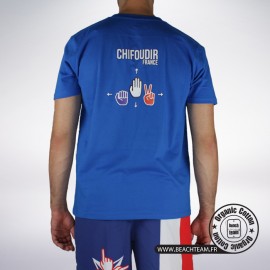T-SHIRT Beachteam Homme "CHIFOUDIR" Bleu.